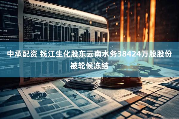 中承配资 钱江生化股东云南水务38424万股股份被轮候冻结